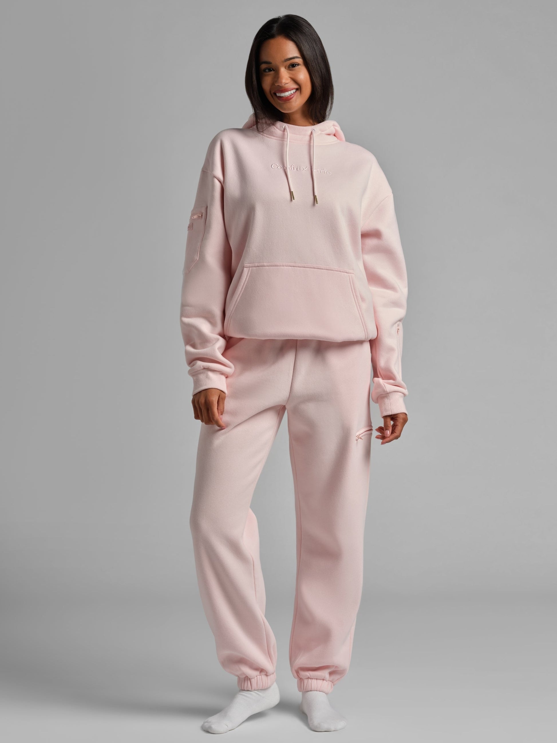 Comfrt x Tarte Airplane Mode Travel Hoodie Unisex Super Soft