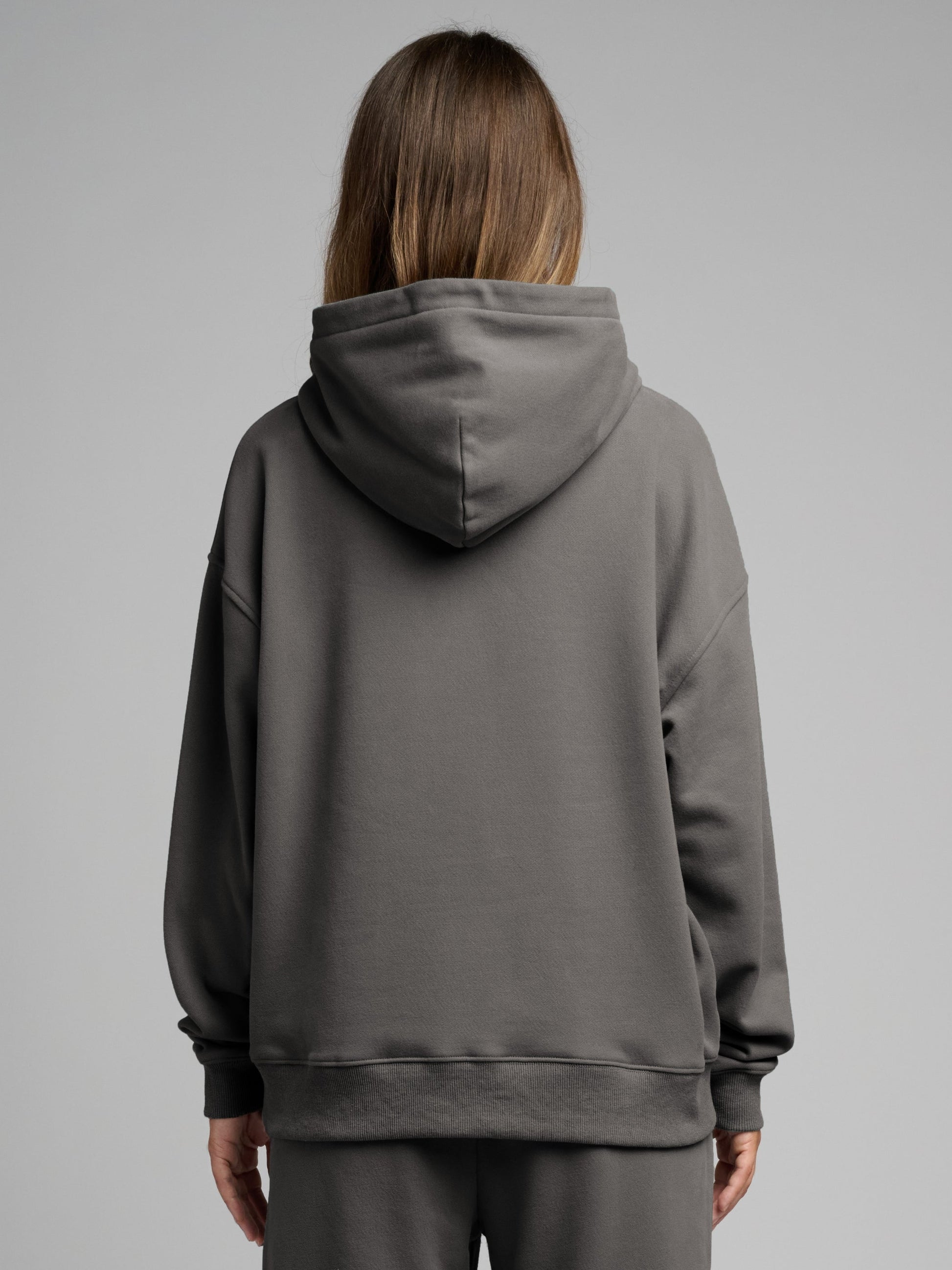 Comfrt Halo Leichtgewicht Crop Hoodie, Aqua Mist, Größe XS
