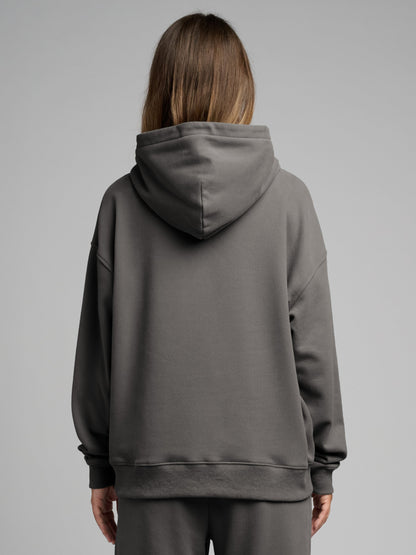 Comfrt Halo Leichtgewicht Crop Hoodie, Aqua Mist, Größe XS