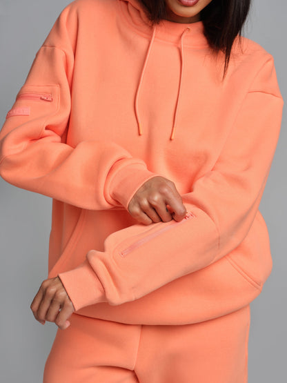 Comfrt Airplane Mode Travel Hoodie mit integrierter Augenmaske