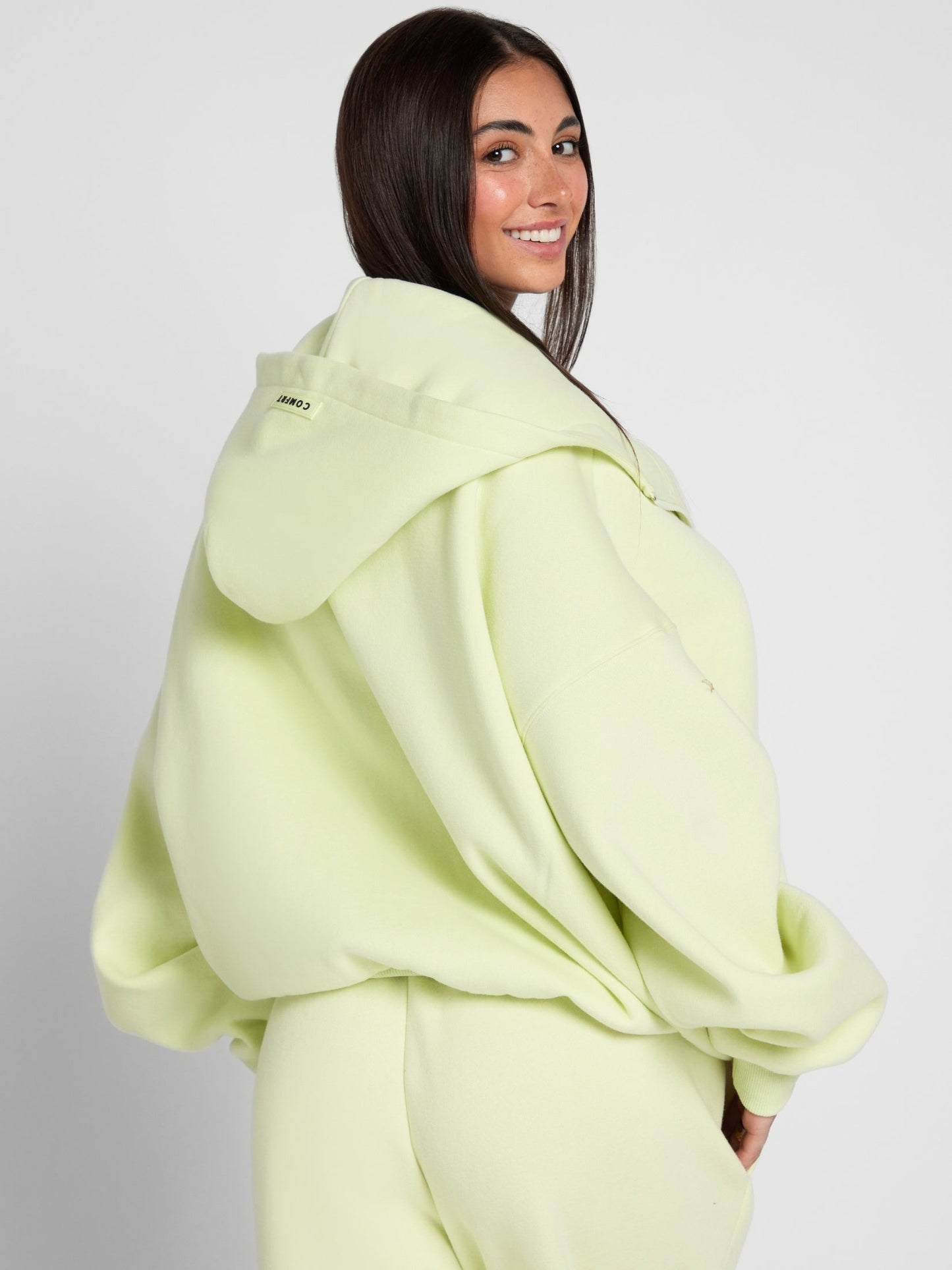 Comfrt Pastel Zip Hoodie CloudTouch Fleece