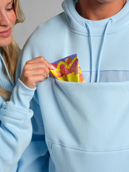 Comfrt Snak™ Hoodie Unisex Heavyweight Fleece mit 6 Snacktaschen
