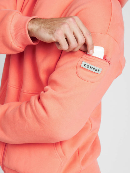 Comfrt Travel Essentials Zip Hoodie