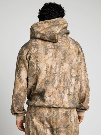 Comfrt Camo Zip Hoodie CloudTouch Fleece Oversized Unisex