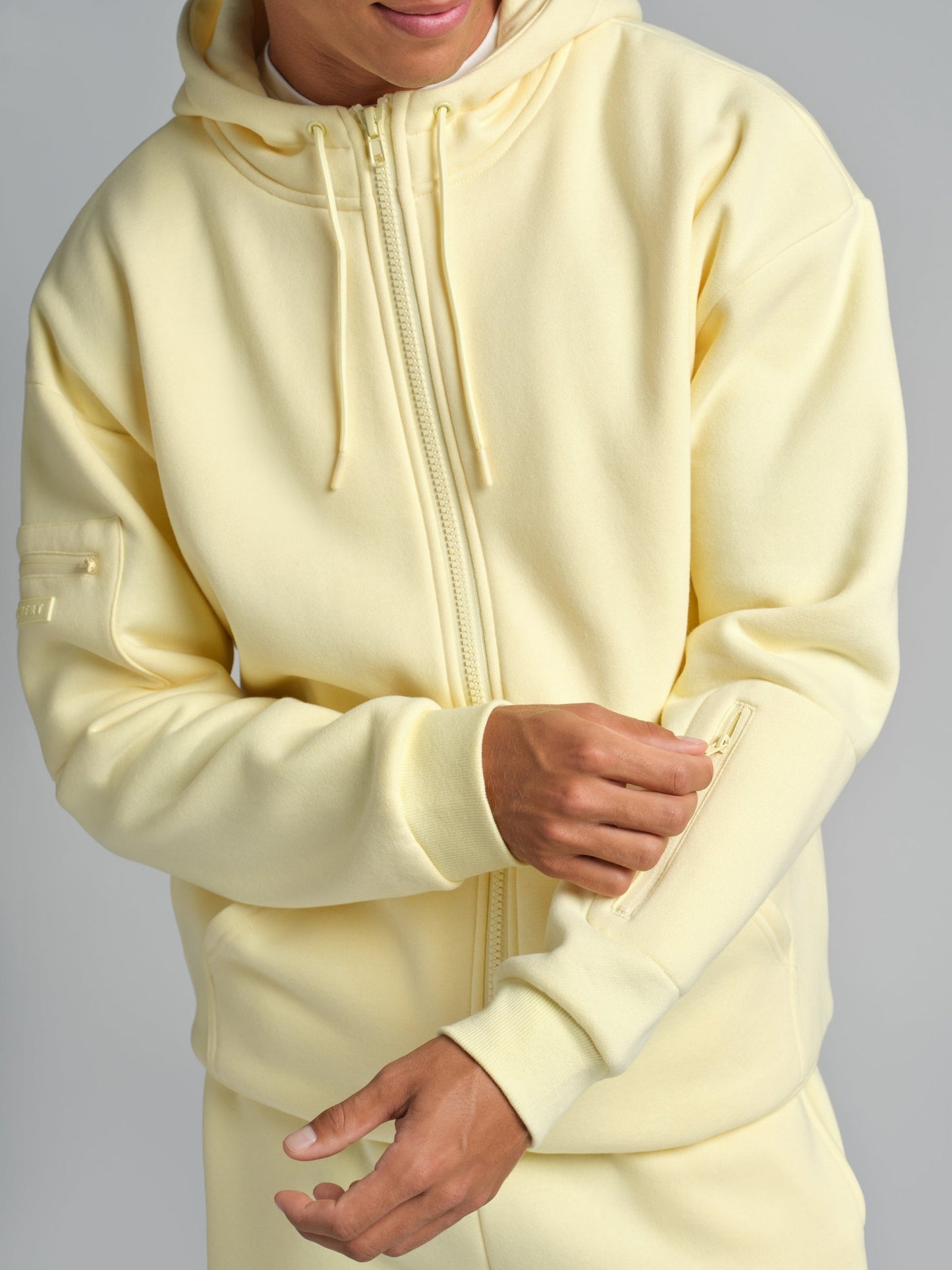 Comfrt Airplane Mode Travel Zip Hoodie Vollreißverschluss