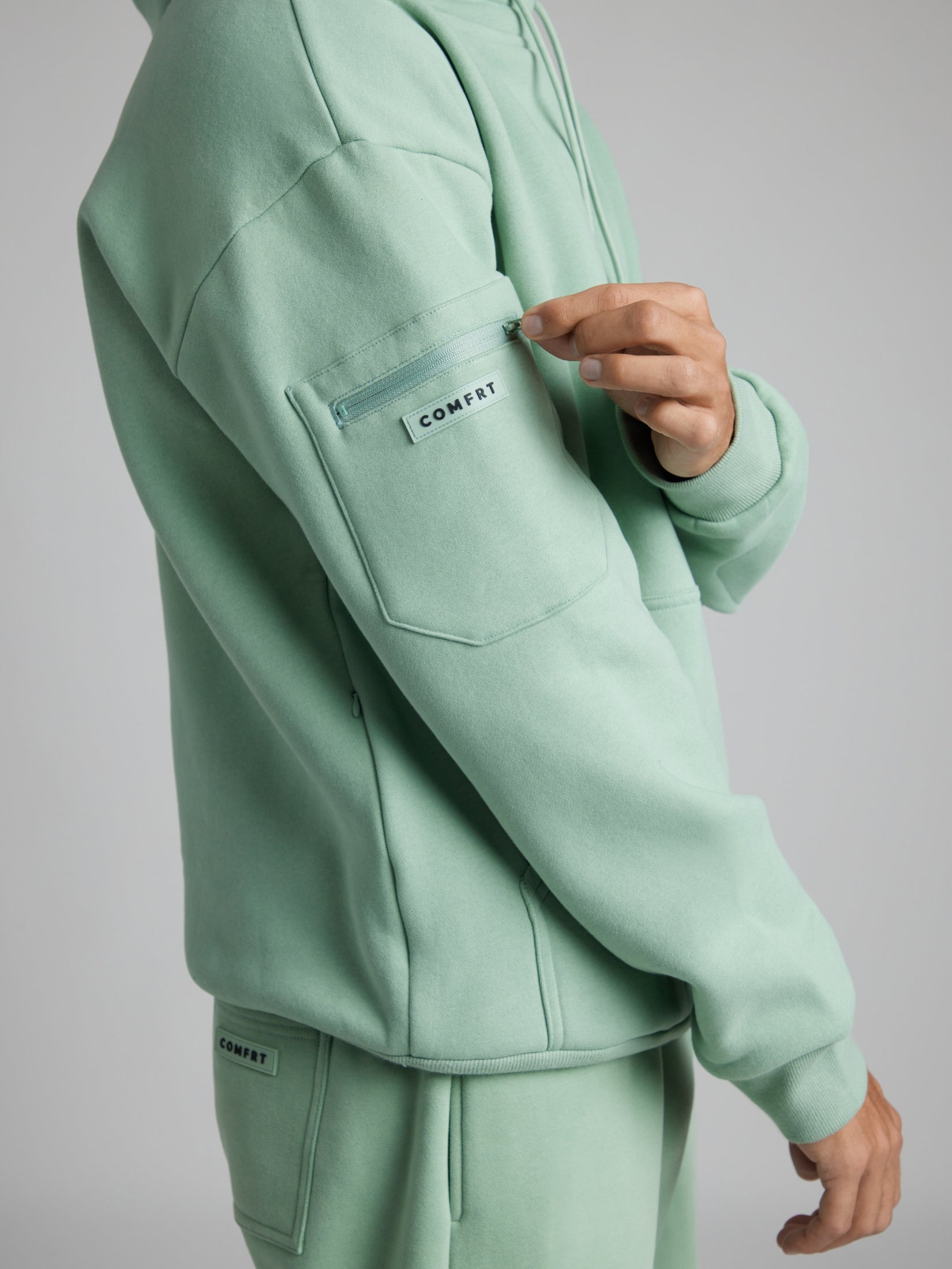 Comfrt Airplane Mode Travel Hoodie Heavyweight Fleece