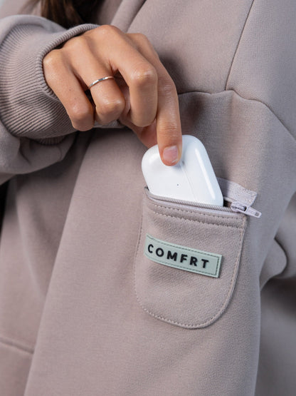 Comfrt Travel Essentials Zip Hoodie