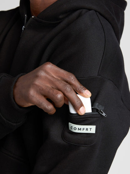 Comfrt Travel Essentials Zip Hoodie