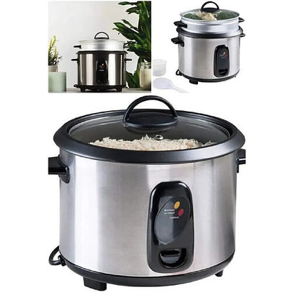 Livoo Cuiseur a Arroz y Vapor Inox 1,8 L