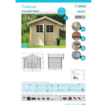 Abri Jardin Bois Solid S8307 MKR00002704140