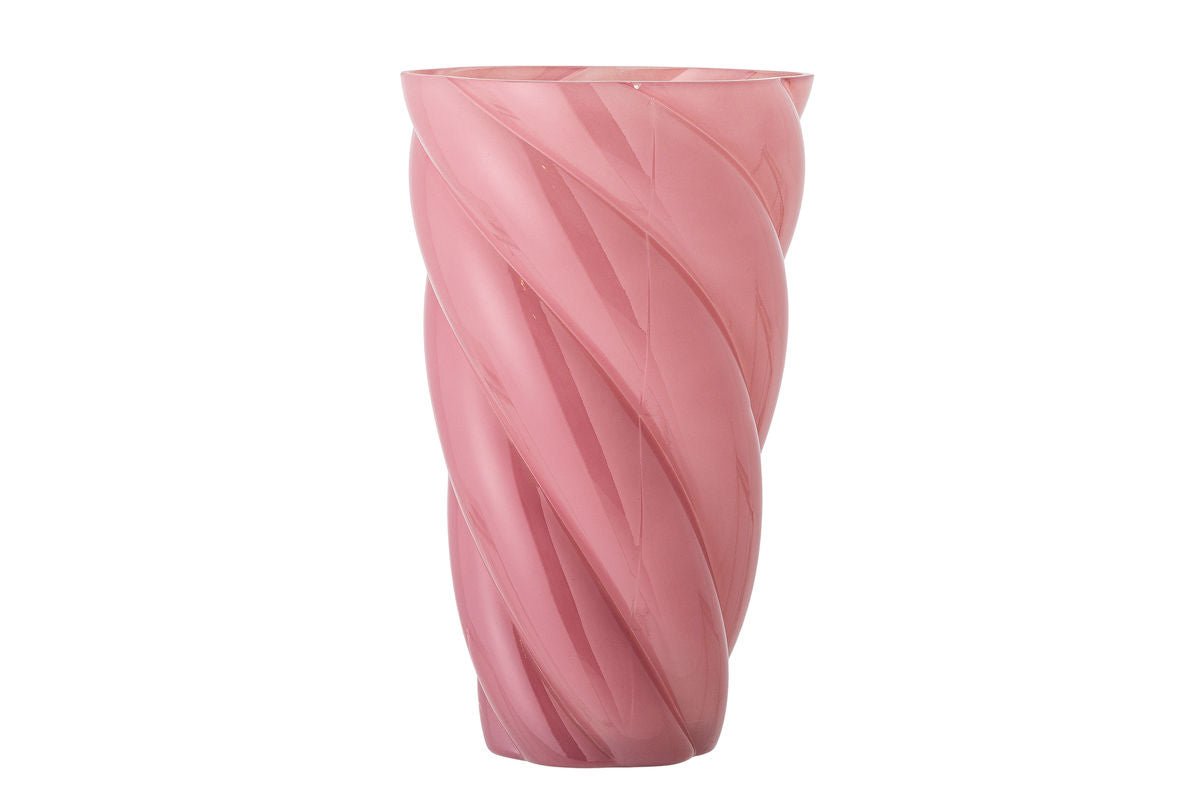 Luxusbetten24 Pinkt Tornado Vase Glas Pink