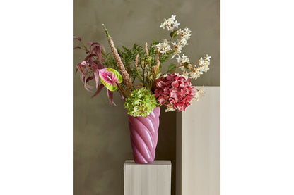 Luxusbetten24 Pinkt Tornado Vase Glas Pink
