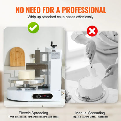 Machine à Glacer les Gâteaux VEVOR Blanc HBLSMMJ-0412 MKR00016192676