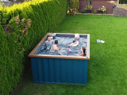 Container Spa Pool 3,0 m × 3,0 m Whirlpool Neu