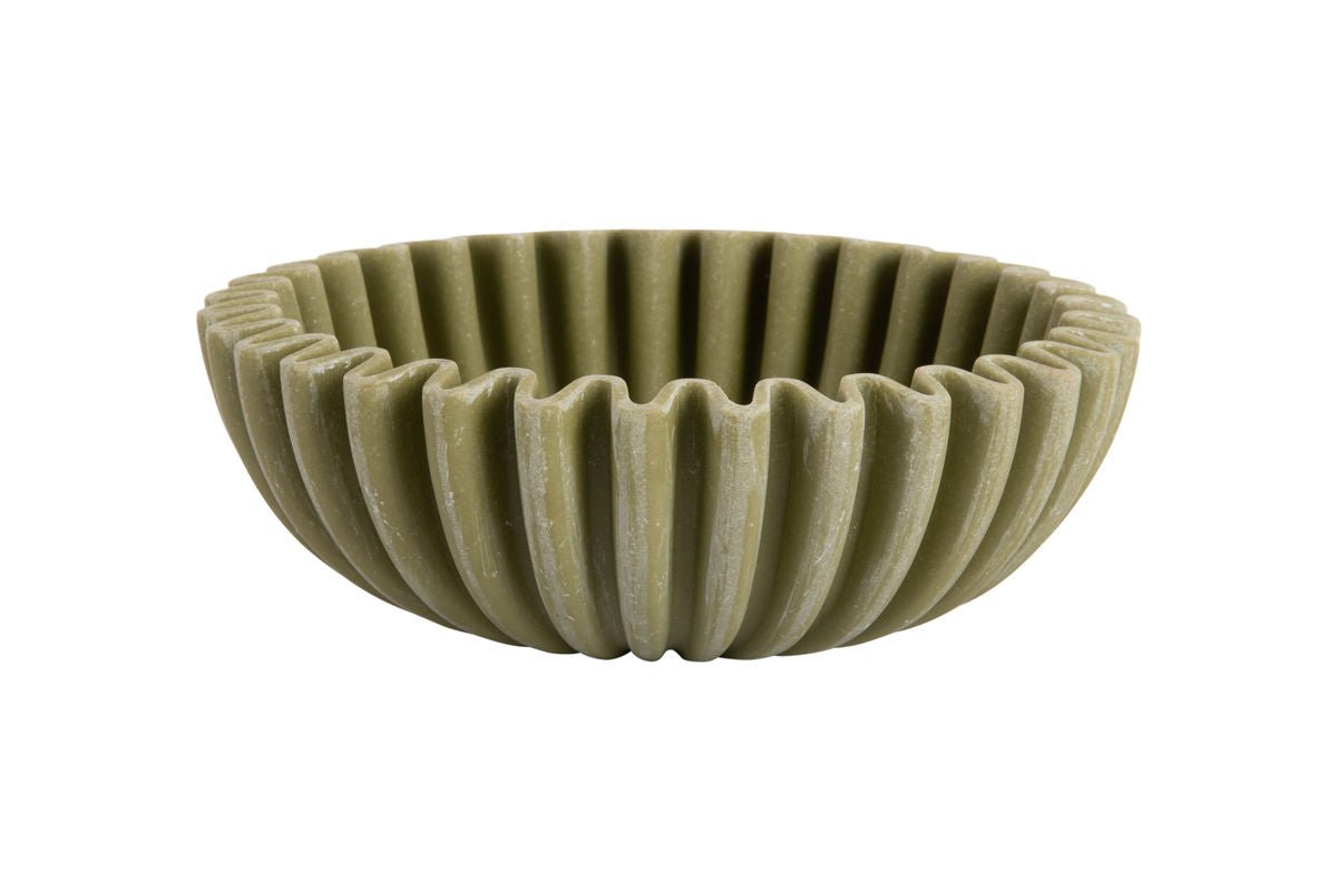 Luxusbetten24 Schale Zorin Klein – Polyresin Wellenform