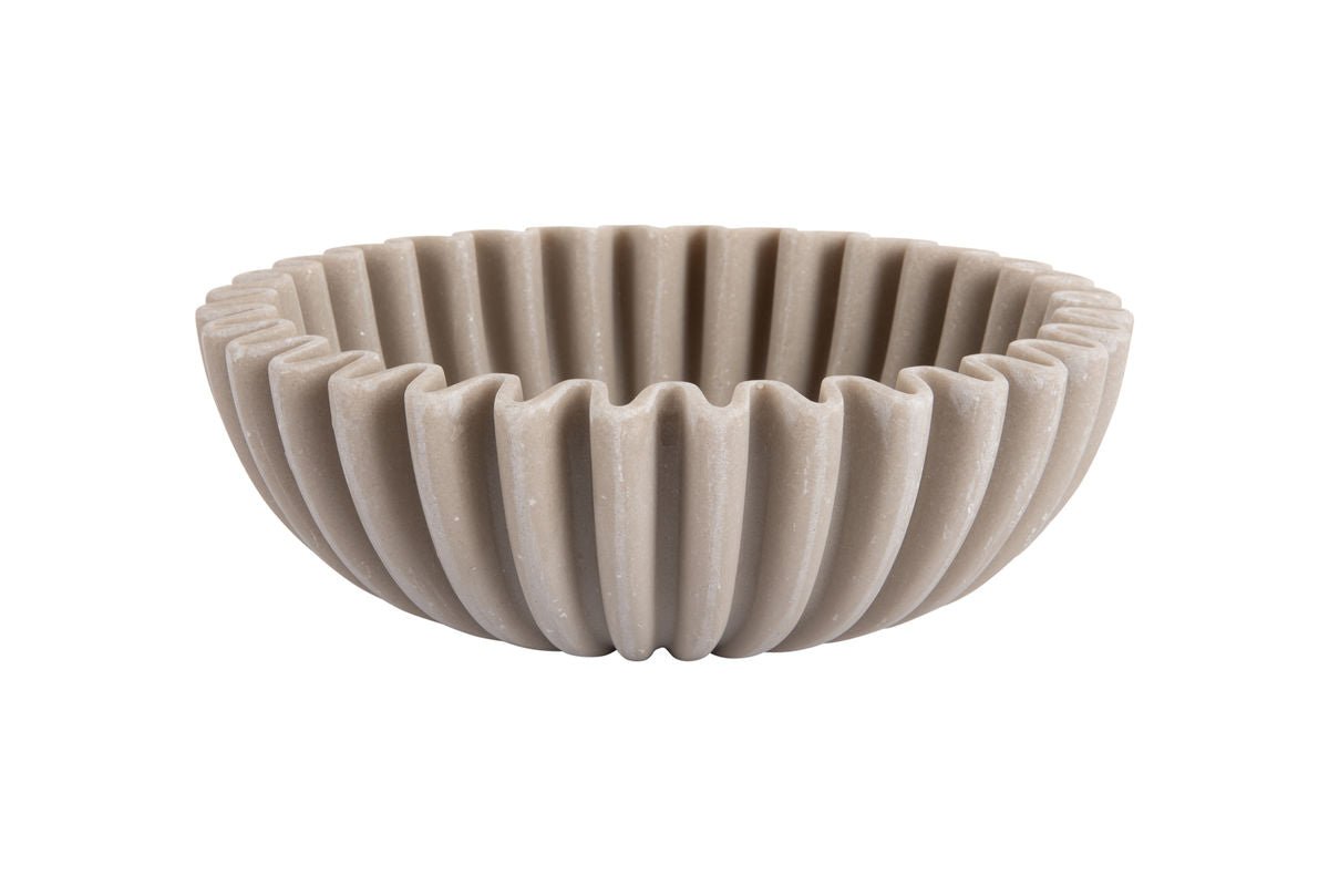 Luxusbetten24 Schale Zorin Klein – Polyresin Wellenform