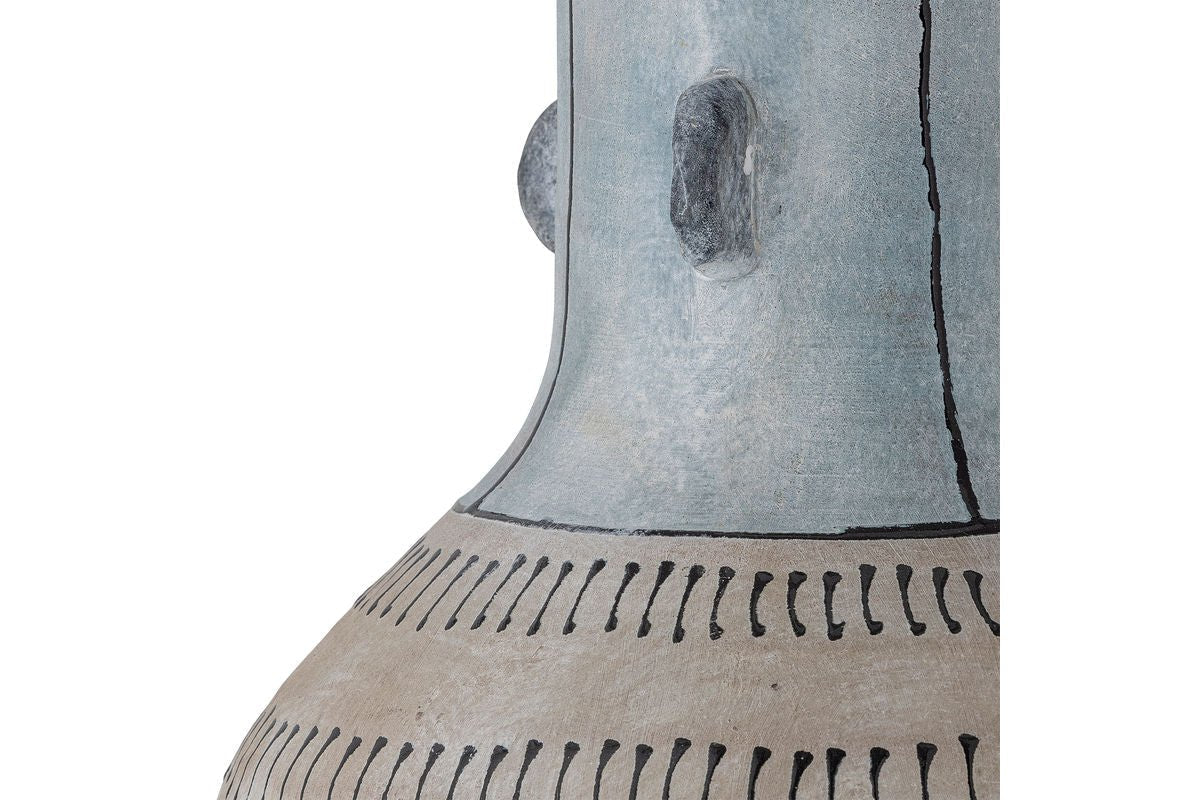 Stehlampe Judi – Steingut mit handbemalter Glasur