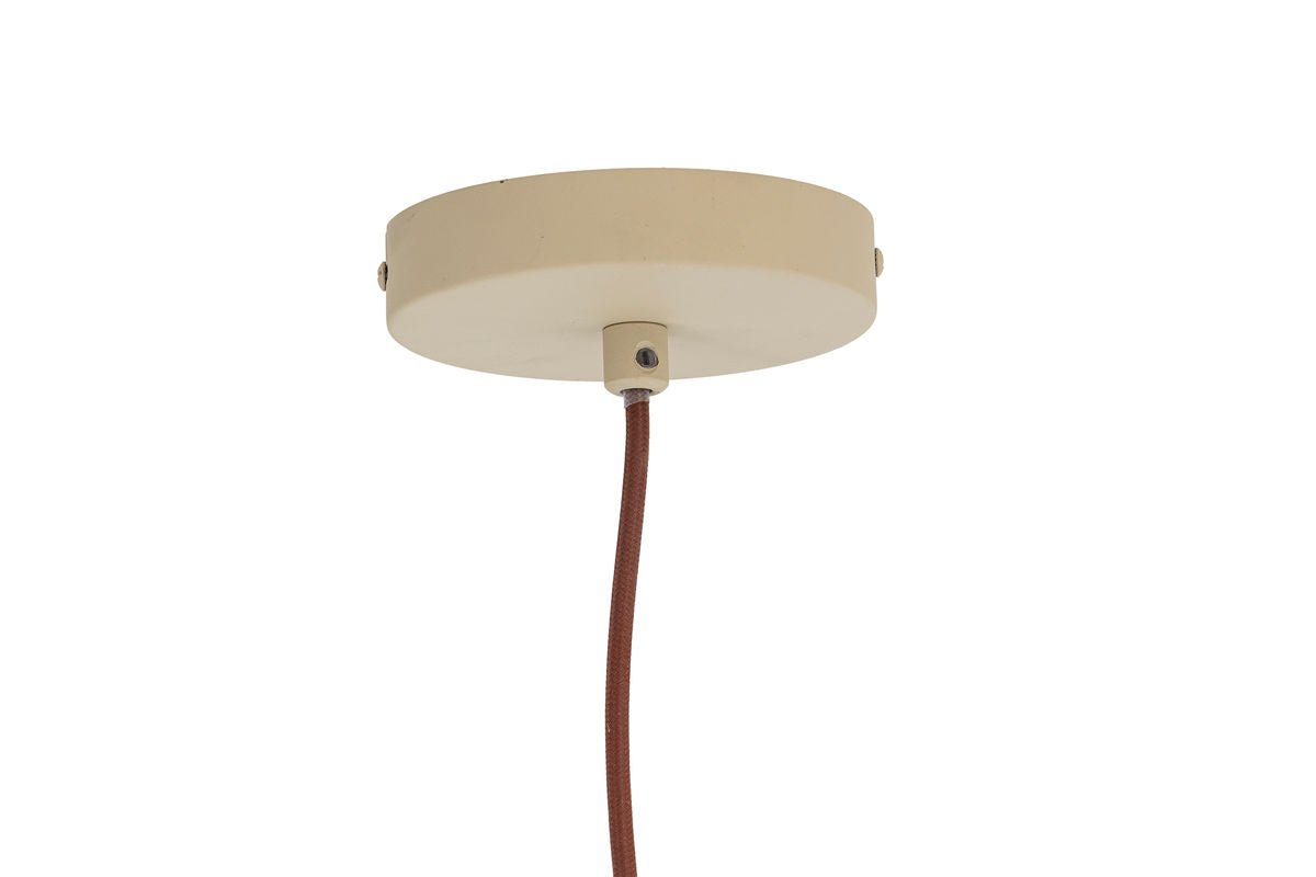 Luxusbetten24 Kora Pendelleuchte Abgerundetes Design Naturton