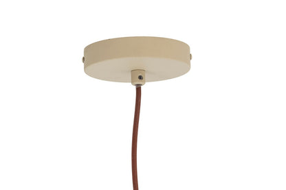 Luxusbetten24 Kora Pendelleuchte Abgerundetes Design Naturton
