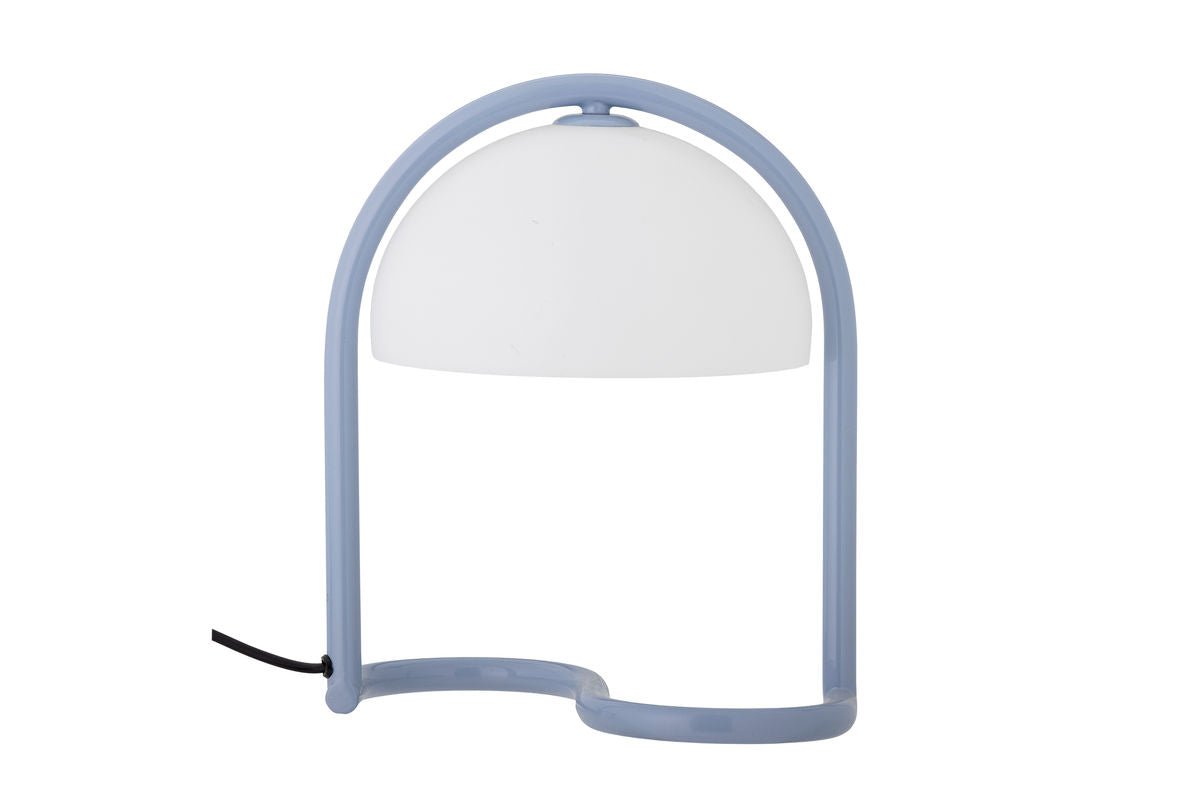 Luxusbetten24 Tabulara Moderne Tischlampe – Acryl, Babyblau für Wohnzimmer