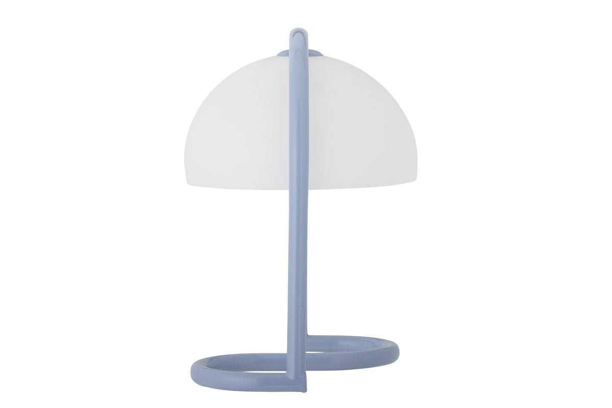 Luxusbetten24 Tabulara Moderne Tischlampe – Acryl, Babyblau für Wohnzimmer