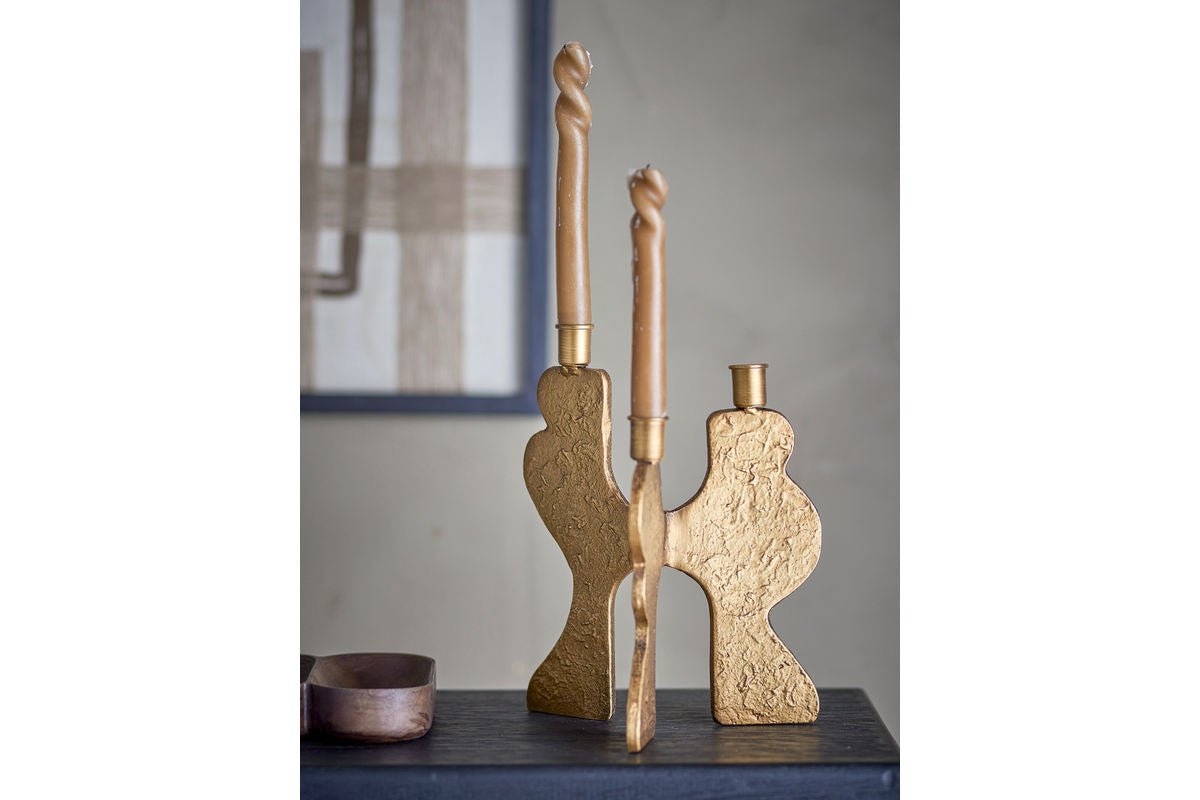 Corelia Kerzenhalter Metall Goldoptik Modern Elegant