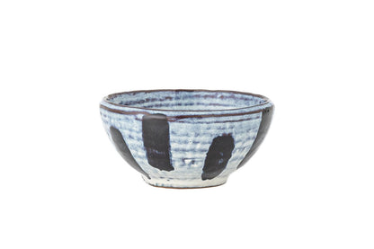 Kairox Schalen‑Set Blau‑Schwarzes Steingut Dekorativ Wohnzimmer Design 4‑teilig