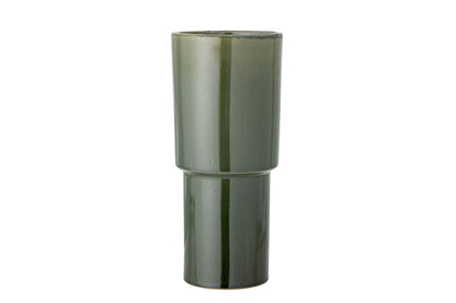 Luxusbetten24 Lizi Vase aus Steingut Grün