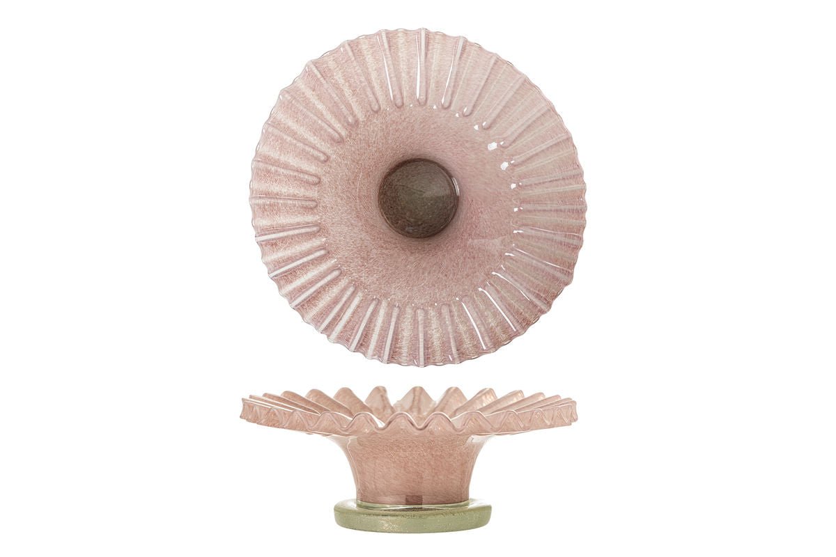 Dekoschale Orviane – Rose Glas