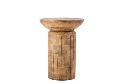 Luxusbetten24 Nola Beistelltisch aus Mangoholz, Naturstil