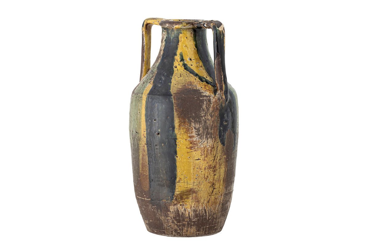 Luxusbetten24 Terra Vida Vase Bunte Terrakotta Bunt