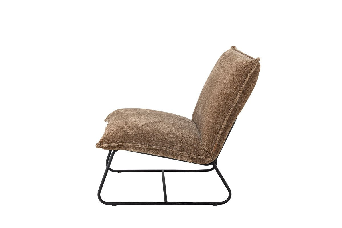 Luxusbetten24 Lounge Sessel Surfly Zeitlos Hoher Komfort Braun