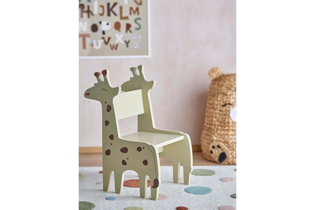 Luxusbetten24 Gigi Kinderstuhl FSC‑zertifiziertes MDF in Naturton