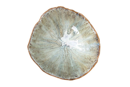 Dekoschale Nivon – Blau Steingut