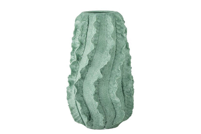 Luxusbetten24 Cacto Vase Terrakotta Grün