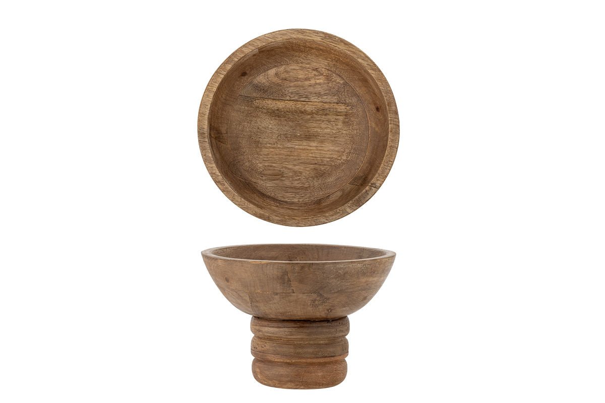 Luxusbetten24 Sélora Dekoschale – Natur FSC 100% Mango, Holz