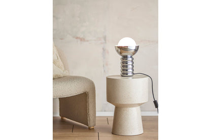 Tischlampe Chrome - Chromoptik aus Metall
