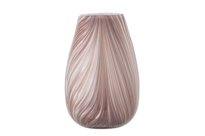 Vase „Ennia“ – Roséfarbenes Glas