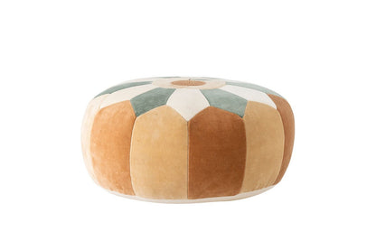 Kinder-Pouf „Olli“ – Baumwolle in warmen Naturtönen