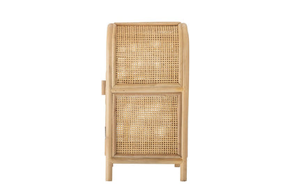 Luxusbetten24 Ubud Kinder-Kommode Blumenform Aus Natürlichem Rattan Natur