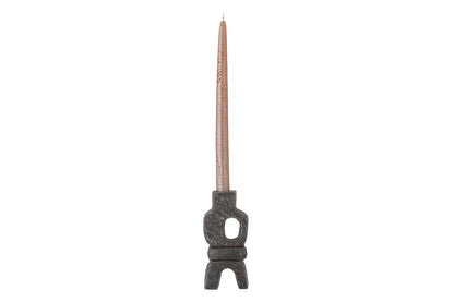 Luxusbetten24 Ferro Kerzenhalter Gusseisen Schwarz Modern Design Premium