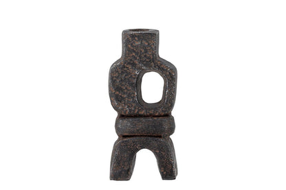 Luxusbetten24 Ferro Kerzenhalter Gusseisen Schwarz Modern Design Premium
