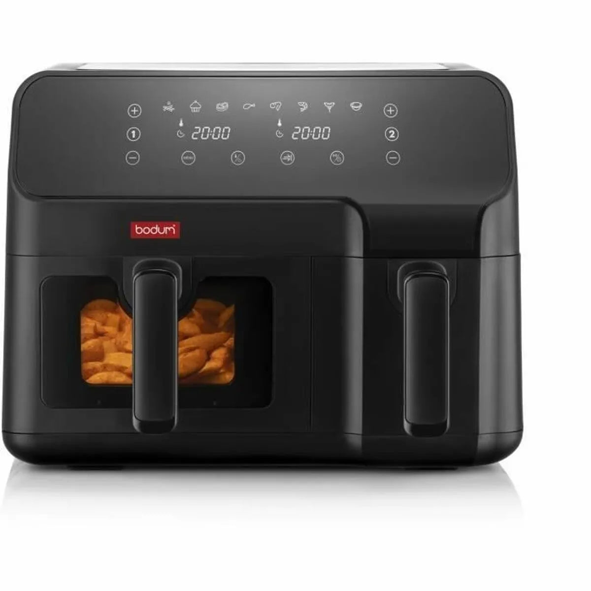 Bodum Melior Freidora sin Aceite Doble Compartimento 2700W Negro