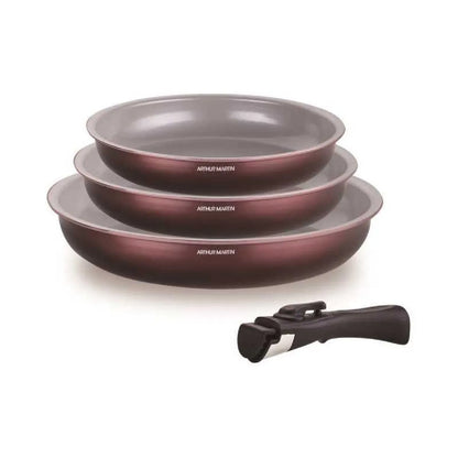 Set de 3 Poêles Arthur Martin Violet MKR00021891195