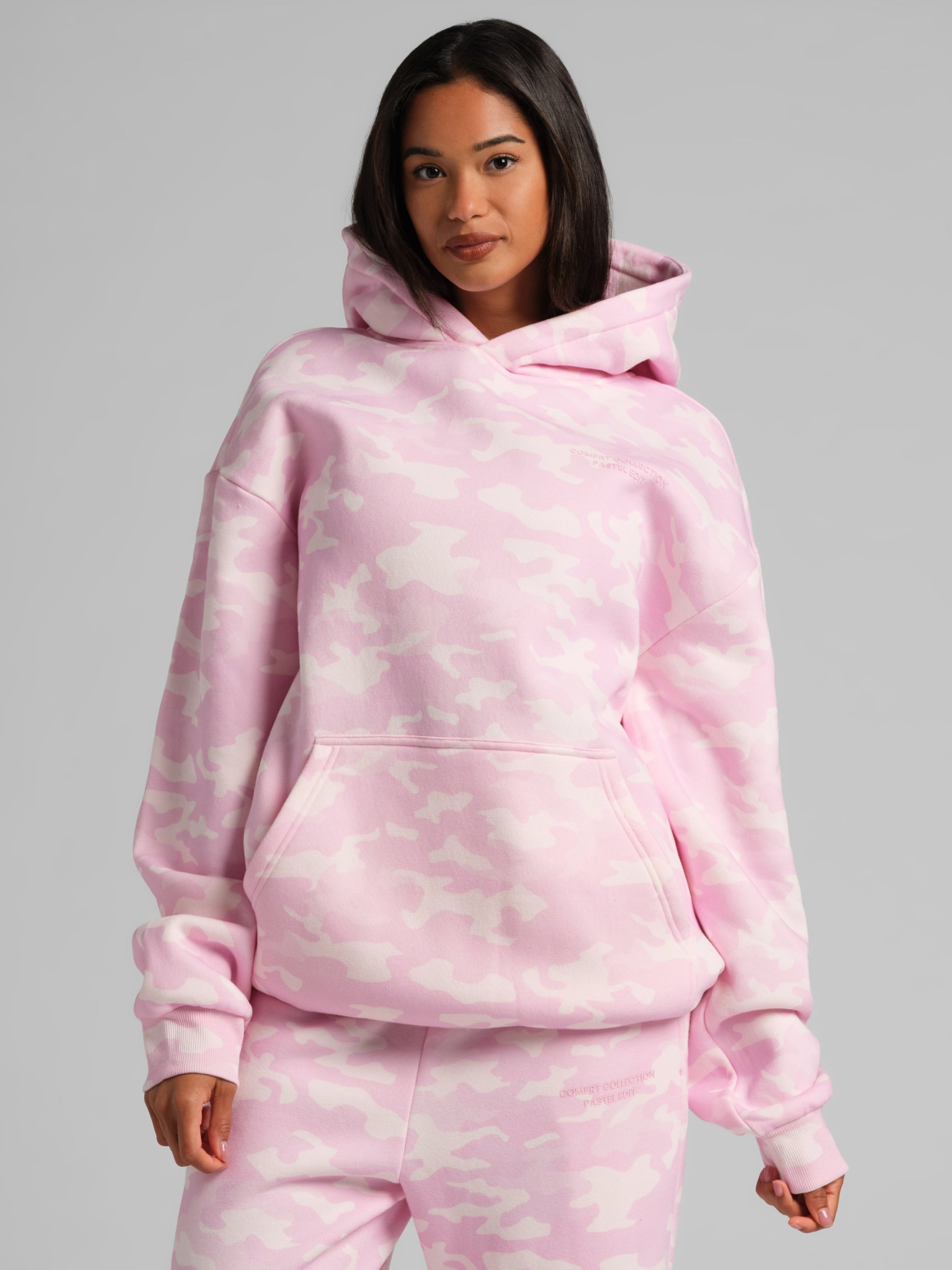 Comfrt Camo Kapuzenpullover Schweres Weiches Camouflage Design Unisex