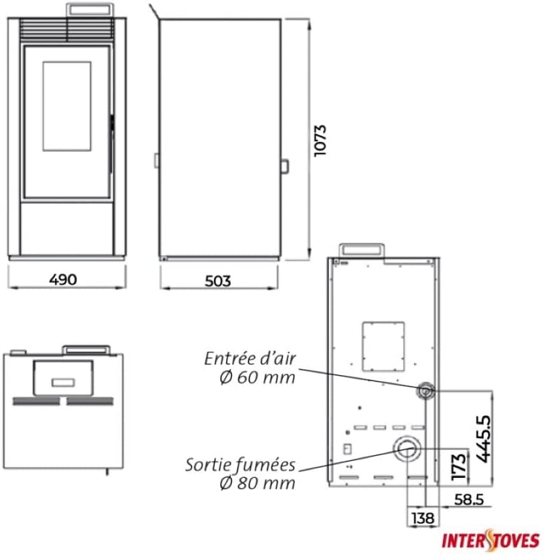 NBBTR Estufa de Pellets con WiFi