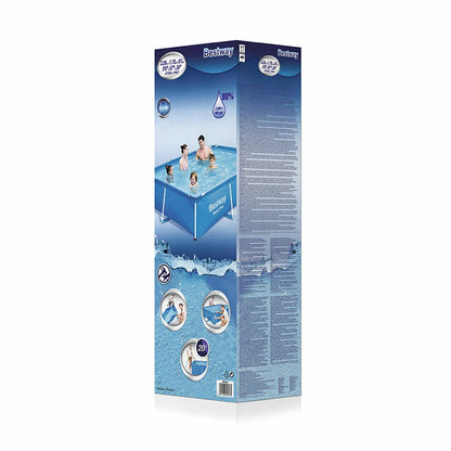 Bestway Piscina Desmontable Rectangular 259x170x61 Cm Azul de Jardín