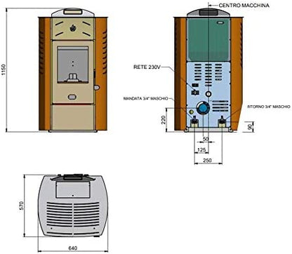 EWRJB Estufa de Pellets