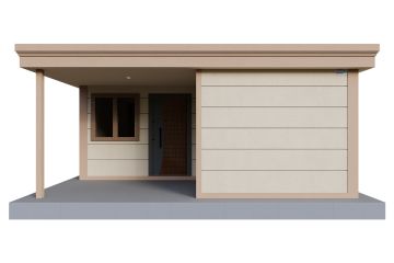 Karmod Casa Container 42 m² con Balcone e Parapetto
