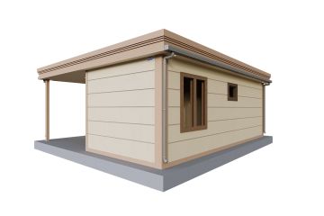 Karmod Casa Container 42 m² con Balcone e Parapetto
